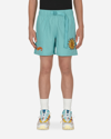 ADIDAS CONSORTIUM SEAN WOTHERSPOON X HOT WHEELS TRAIL SHORTS BLUE