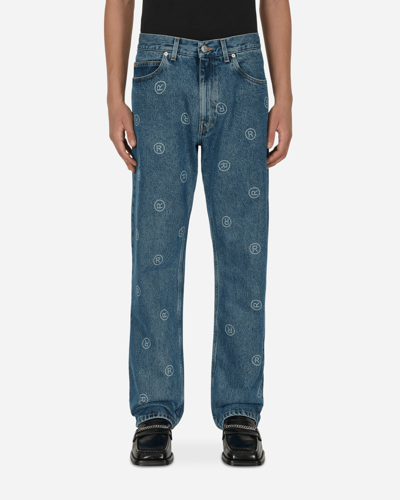 Martine Rose Logo Relaxed Fit Jeans In Multicolor