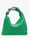 Jw Anderson Small Chain Shoulder Bag In Green