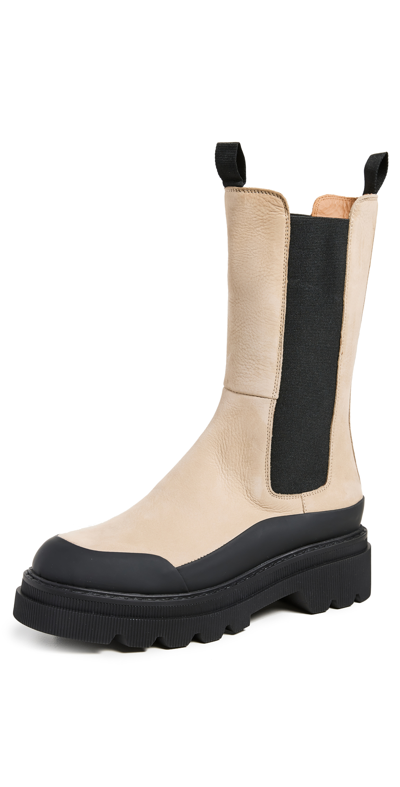 Voile Blanche Melba Boots In Black Cappuccino