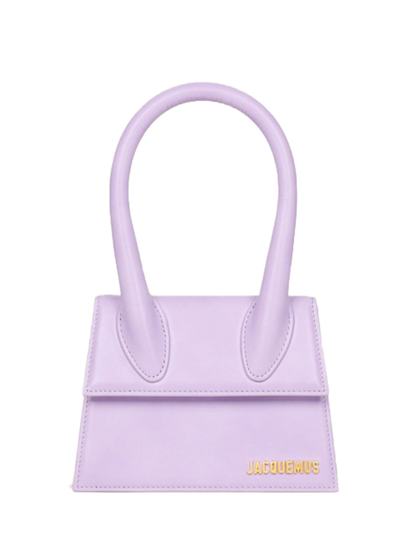 Jacquemus Lilac  Le Chiquito Moyen  Bag In Purple