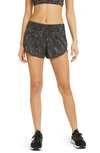 Zella Altitude Running Shorts In Black Splash Camo