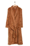 Nordstrom Bliss Plush Robe In Rust Argan Oil