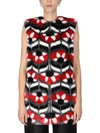 Boutique Moschino Faux Fur Vest For Women In Black