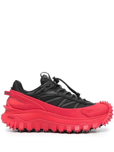 Moncler Trailgrip Gtx Waterproof Hiking Trainer In Red