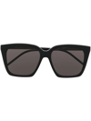 SAINT LAURENT LOGO-PLAQUE DETAIL SUNGLASSES