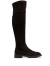 GIANVITO ROSSI KNEE-HIGH SUEDE BOOTS