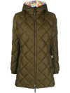ETRO DIAMOND QUILTED PARKA