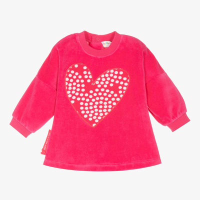 Agatha Ruiz De La Prada Babies'  Girls Pink Cotton Dress Set