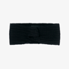 GIVENCHY GIRLS BLACK LOGO KNIT HEADBAND