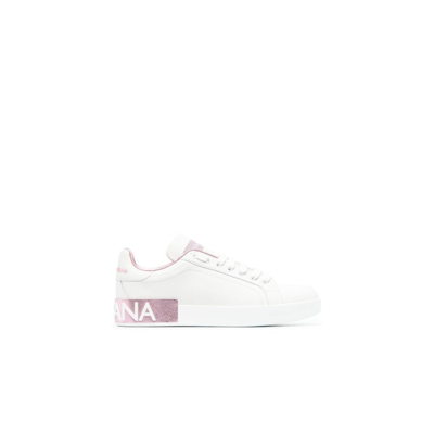 Dolce & Gabbana Portofino Low-top Trainers In White