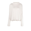 Lisa Yang Mock-neck Cashmere Jumper In Neutrals