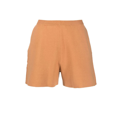 Deiji Studios + Net Sustain The Cocoon Knitted Shorts In Brown