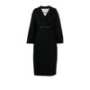 JIL SANDER BELTED VIRGIN WOOL COAT - WOMEN'S - COTTON/VISCOSE/VIRGIN WOOL/OVINE LEATHER (TOP GRAIN),J04AA0004J4002018935524