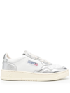 Autry Medalist Low Sneakers In Metallic