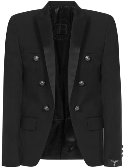 Balmain Paris Blazer In Black