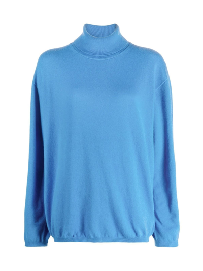Sofie D'hoore Ribbed Turtleneck Jumper In Blue