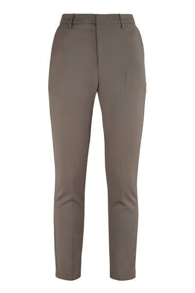 DONDUP RAL STRETCH WOOL TROUSERS