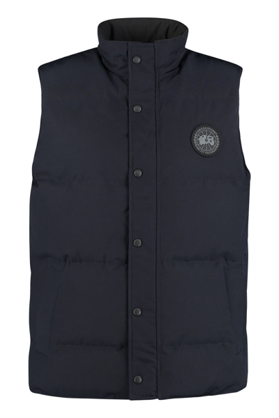 Canada Goose Garson Black Label Blue Sleeveless Padded Jacket