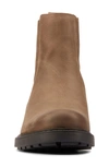 Clarks Orinoco Chelsea Bootie In Brown Snuff Leather