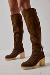 Free People Bottes Hautes Jasper In Military Brown