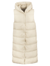 Woolrich Woman Puffer Ivory Size M Polyester In Panna