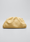 Bottega Veneta Neutral The Mini Pouch Leather Clutch Bag In Tapioca