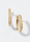 Sydney Evan 14k Diamond Small Huggie Hoop Earrings In Yellow Gold