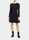 THEORY SEAM SCULPT PRECISION PONTE MINI DRESS