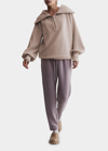 Varley Vine Ottoman Half Zip Pullover In Gray