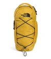 The North Face Borealis Water Repellent Sling Backpack In Mineral Gold/ Tnf Black