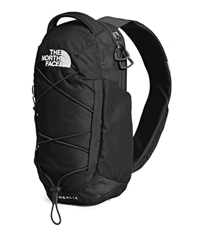 The North Face Borealis Water Repellent Sling Backpack In Tnf Black/ Tnf White