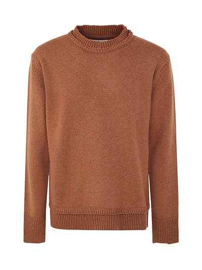 Maison Margiela Jumper In Brown