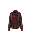 Marni Reversible Wool Blend Bomber Jacket In Red