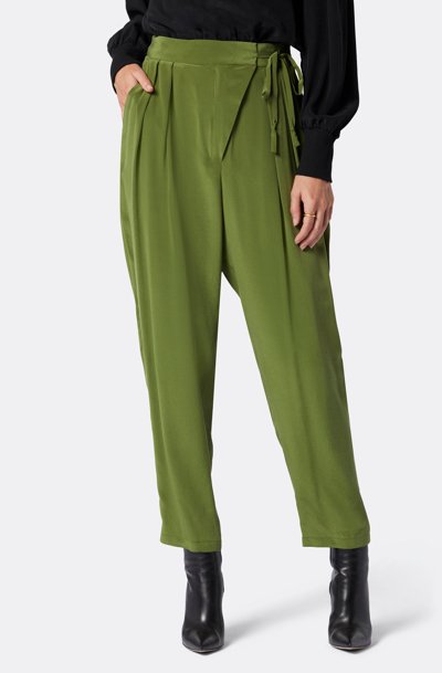 Joie Wilmont Silk Pants In Green