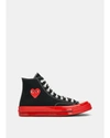 Comme Des Garçons Play Comme Des Garcons Play X Converse Red Sole High Top In Black