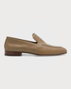 MANOLO BLAHNIK MEN'S TRURO LEATHER LOAFERS