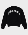 Palm Angels Sweater In Black White