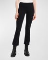 Theory Slim Cropped Scuba Kick Pants In Black