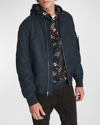 Rag & Bone Icons Manston Recycled Nylon Bomber Jacket In Black