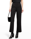 Nic + Zoe Work It Cropped Wide-leg Trousers In Blx