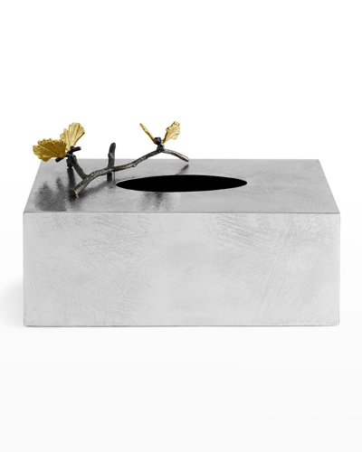 MICHAEL ARAM BUTTERFLY GINKGO RECTANGULAR TISSUE BOX HOLDER