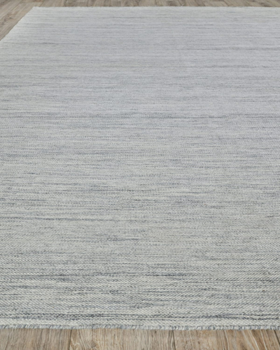 Exquisite Rugs Featherington Flatweave Rug, 6' X 9' In Light Silver