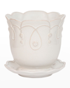 Juliska Jardins Du Monde Whitewash 7.5 Planter