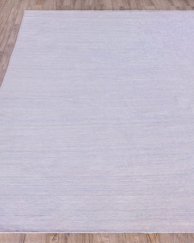Exquisite Rugs Featherington Flatweave Rug, 6' X 9' In Light Blue