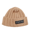 PATOU RIBBED-KNIT WOOL AND CASHMERE BEANIE