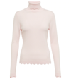 JARDIN DES ORANGERS TURTLENECK VIRGIN WOOL AND CASHMERE SWEATER