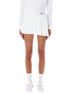 Nike Women's Court Dri-fit Advantage Pleated Tennis Skirt In White