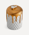L'objet Bee Candle In White/gold