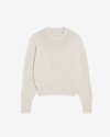 Iro Mona Round-neck Wool Sweater In Clear Beige
